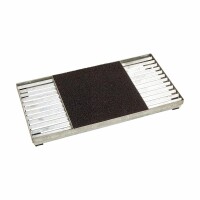 Cubic Fußabtreter 40x80 cm Höhe 6,8 cm inkl. schwarzer Kunststoffmatte Gartenzubehör