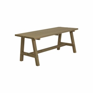 Plus Country Gartentisch 177cm Farbgrundiert Graubraun...
