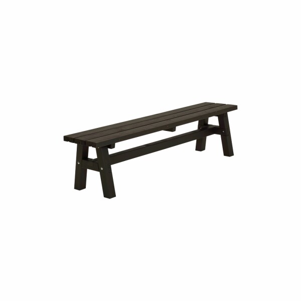 PLUS Country Gartenbank 177cm Schwarz – robust & stilvoll