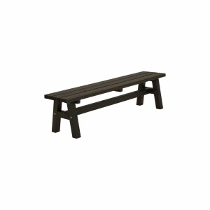 PLUS Country Gartenbank 177cm Schwarz – robust...