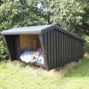 PLUS Shelter inkl. Dachpappe unbehandeltes Holz