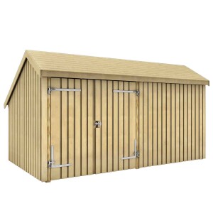 PLUS Multi-Gartenhaus 10,5 m 2 Module Doppeltür...