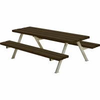 Plus Kindersitzgruppe Alpha Junior 177cm Schwarz aus FSC-Kiefernholz