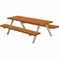Plus Kindersitzgruppe Alpha Junior 177cm Teak aus FSC-Kiefernholz