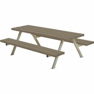 Plus Kindersitzgruppe Alpha Junior 177cm graubraun aus...