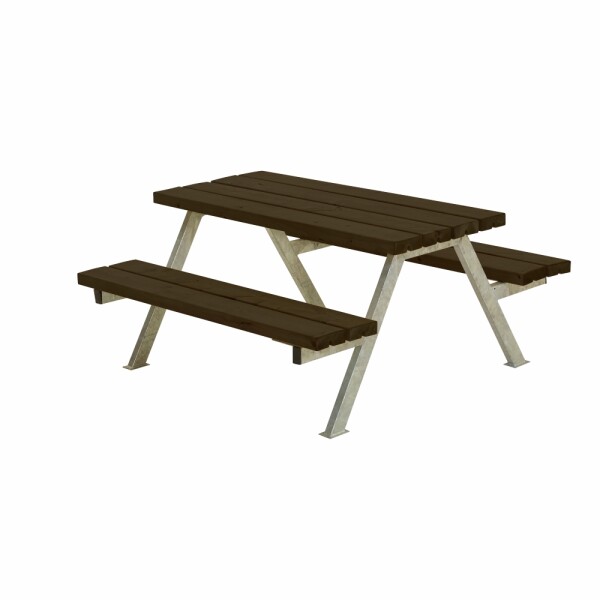 Plus Kindersitzgruppe Alpha Junior 118cm Schwarz aus recyceltem Kunststoff (Re-Plast)