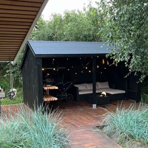 PLUS Multi-Gartenhaus 10,5 m 2 Module offen mit...