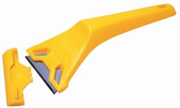 STANLEY Fensterschaber 170 mm – Farbe & Aufkleber sauber von Glas entfernen