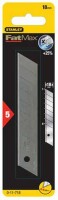 STANLEY FATMAX Abbrechklingen 18 mm 5 Stück – induktionsgehärtet, langlebig
