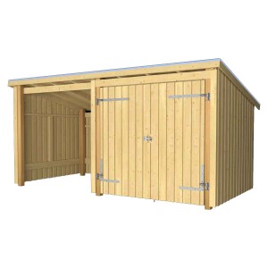 PLUS Nordic Multi-Gartenhaus 9,5 m 2 Module...