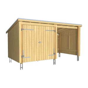 PLUS Nordic Multi-Gartenhaus 9,5 m 2 Module...