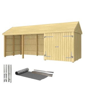 Classic Multi Gartenhaus 14,5 m³ 3 Module...