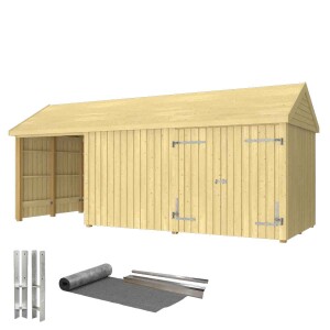 Classic Multi Gartenhaus 14,5 m³ 3 Module...