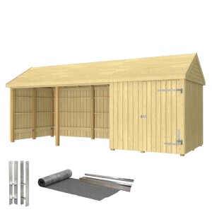 Classic Multi Gartenhaus 14,5 m³ 3 Module...