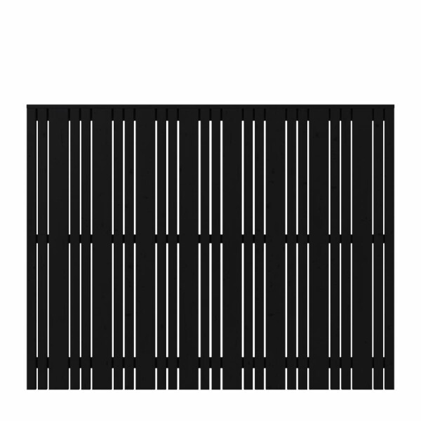 Sie wählten ein PLUS Tangent Zaun 180x140 cm fungizidbehandelt farbgrundiert RAL 9005 Schwarz