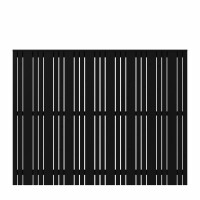 Sie wählten ein PLUS Tangent Zaun 180x140 cm fungizidbehandelt farbgrundiert RAL 9005 Schwarz
