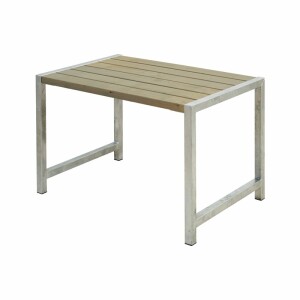 Cafétisch 127cm graubraun – kompakter...