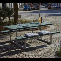 Gartenmöbel-Set Basic 177cm, Retex grün