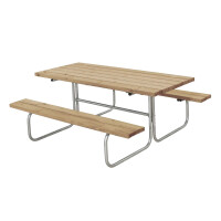 Gartensitzgruppe Classic 177cm ohne Rückenlehne – ThermoWood®, FSC-zertifiziert