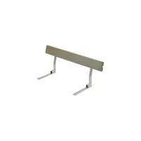 PLUS Rückenlehne für Garnitur und Cafeset 118 cm graubraun Holz