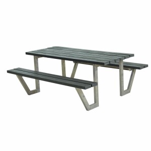 Gartensitzgruppe 177cm grau Retex – nachhaltige...