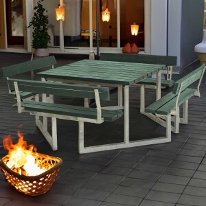 PLUS Gartenmöbel Sitzgruppe 204 cm klappbar retex...
