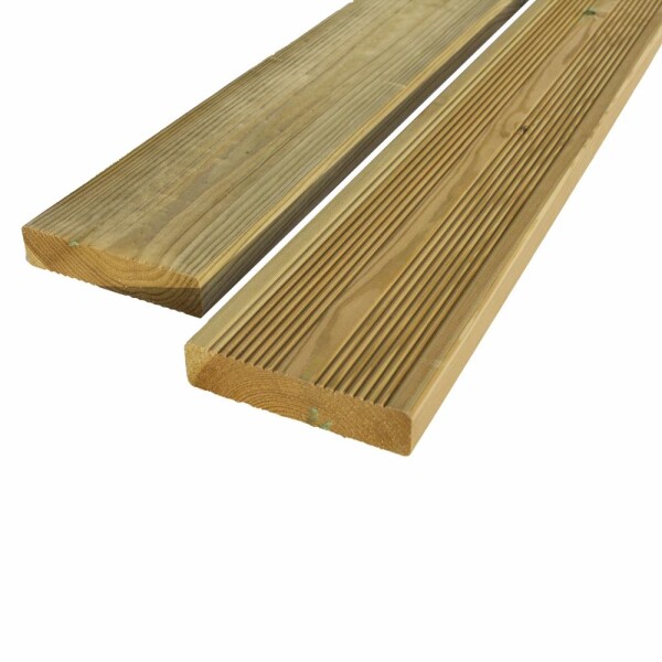 Trittbrett 180 cm Holz geriffelt 28 cm Stufentiefe 6er Pack