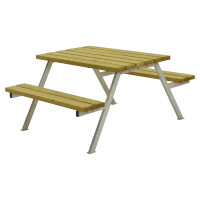 PLUS Gartenmöbel Sitzgruppe 118 cm klappbar druckimprägniert Holz