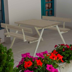 PLUS Gartenmöbel Sitzgruppe 118 cm klappbar...