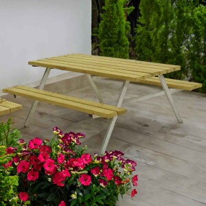 PLUS Gartenmöbel Sitzgruppe 177 cm klappbar...