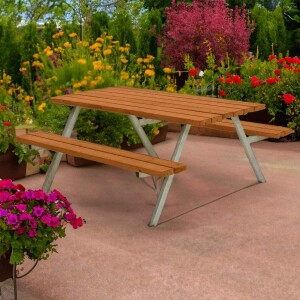 PLUS Gartenmöbel Sitzgruppe 177 cm klappbar...