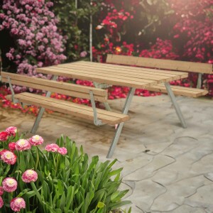 PLUS Gartenmöbel Sitzgruppe 177 cm klappbar...