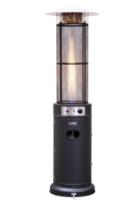 Elegante Gas-Terrassenheizung: Eurom Flameheater Round 11000