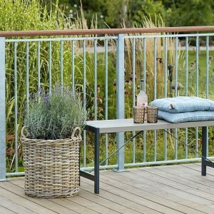 PLUS Basic Geländersystem Terrassenzaun aus...