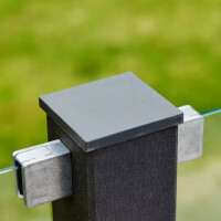PLUS Glaszaun und Glastor – Stilvoller Schutz mit klarem oder mattem Glas, perfekt für Terrasse und Balkon