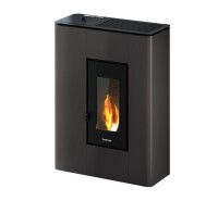 Kleining Pelletofen Atrium 5, anthrazit, Stahl, 5,2 kW, WIFI-fähig