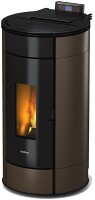 Kleining Pelletofen Globe, mokka, Stahl, 12,1 kW, WIFI-fähig
