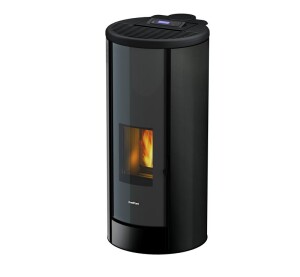 Kleining Pelletofen BREEZE AIRTIGHT WiFi mit schwarzer...
