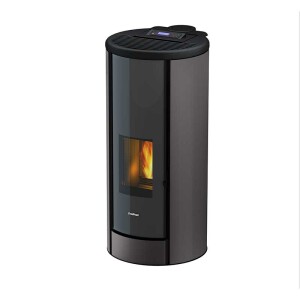 Kleining Pelletofen BREEZE AIRTIGHT WiFi mit titanium...
