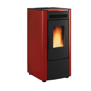 Extraflame Pelletofen KETTY 2.0 mit bordeauxfarbener...