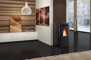 Extraflame Pelletofen KETTY 2.0 mit schwarzer...
