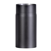 FIREFIX Rauchrohr 120 mm 250 mm lang schwarz Stahl 2 mm