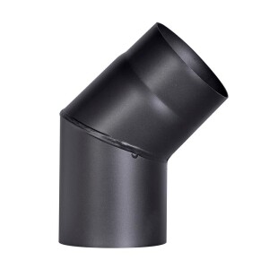 Rauchrohrbogen Ø 120 mm, schwarz lackiert