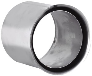 FIREFIX Wandfutter 130 mm schwarz Stahl 2 mm