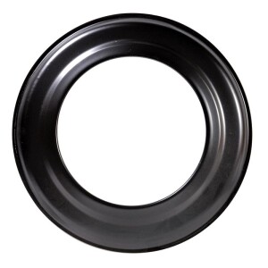 FIREFIX Abdeckrosette Ø150 mm schwarz Stahl 2 mm