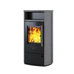 Kleining Kaminofen MAILAND 6 kW mit GRATIS Bodenplatte |...