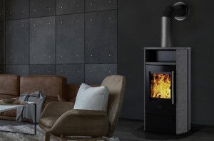 Kleining Kaminofen MAILAND 6 kW mit GRATIS Bodenplatte |...