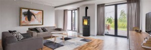 Kleining Kaminofen LUGANO 6 kW mit GRATIS Bodenplatte |...