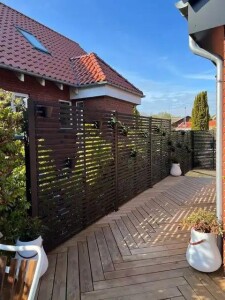 PLUS Tokyo Holzzaun-Programm - Vielseitige Zaunfelder und Tore aus robustem Fichtenholz in verschiedenen Größen und Farben, ideal für jeden Gartenstil
