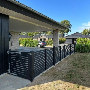 PLUS Tokyo Holzzaun-Programm - Vielseitige Zaunfelder und Tore aus robustem Fichtenholz in verschiedenen Größen und Farben, ideal für jeden Gartenstil